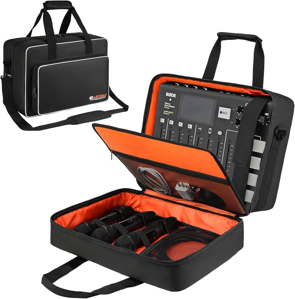 Amazon.com: LEFOR·Z Large Audio Mixer Travel Case Compatible with