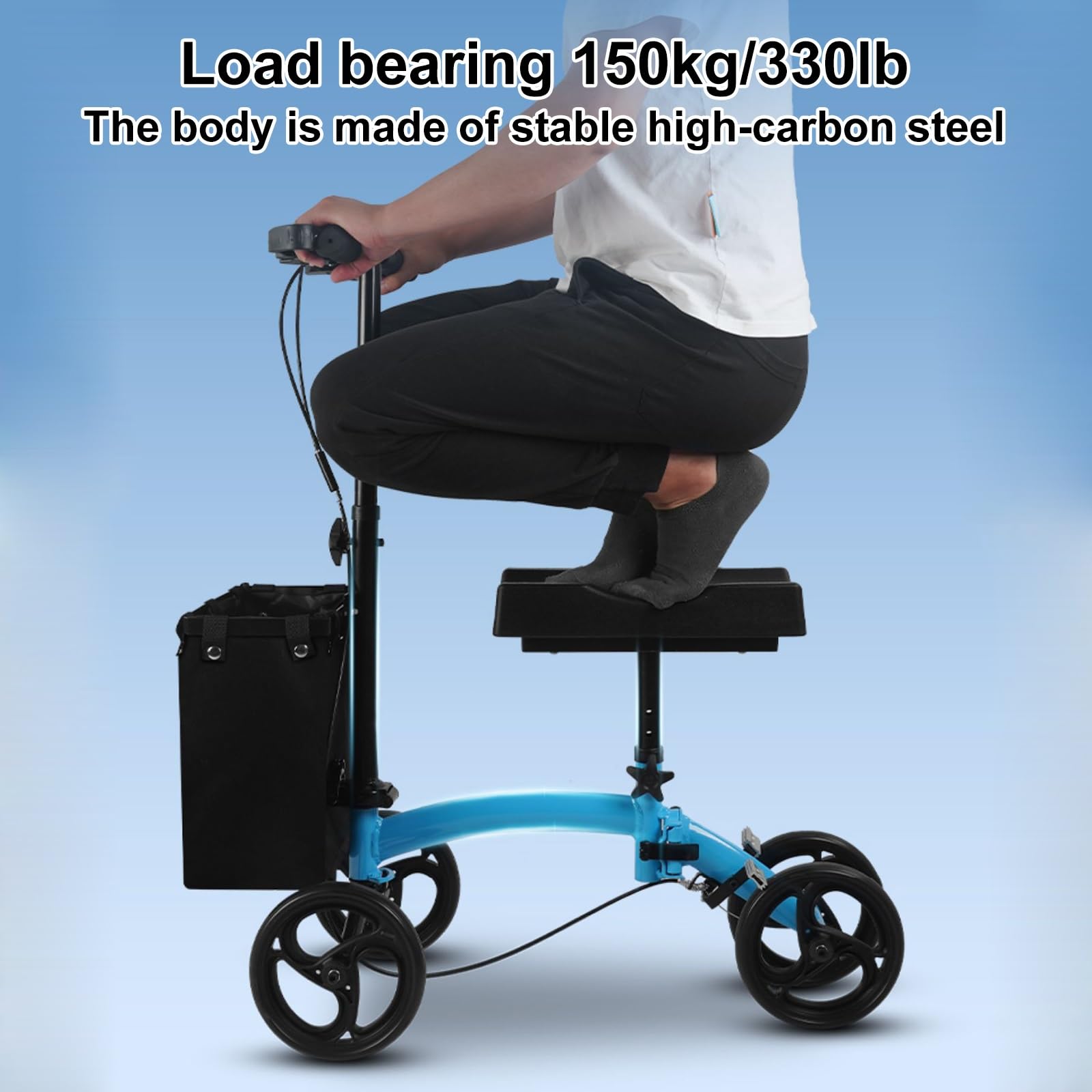 Amazon.co.jp: 折りたたみ式ニースクーター、ニーウォーカー、操縦可能