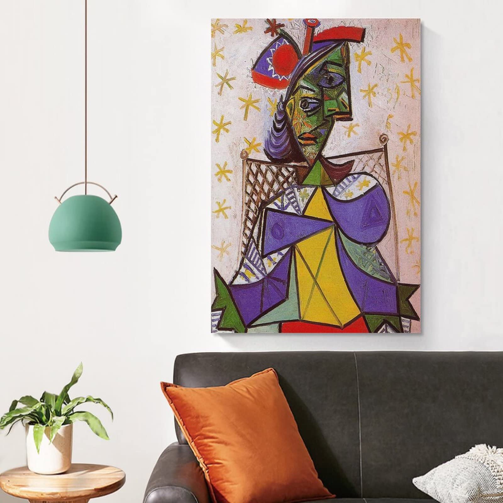 Amazon.co.jp: Pablo Picassoパブロ・ピカソ画家の作品（肘掛け椅子に