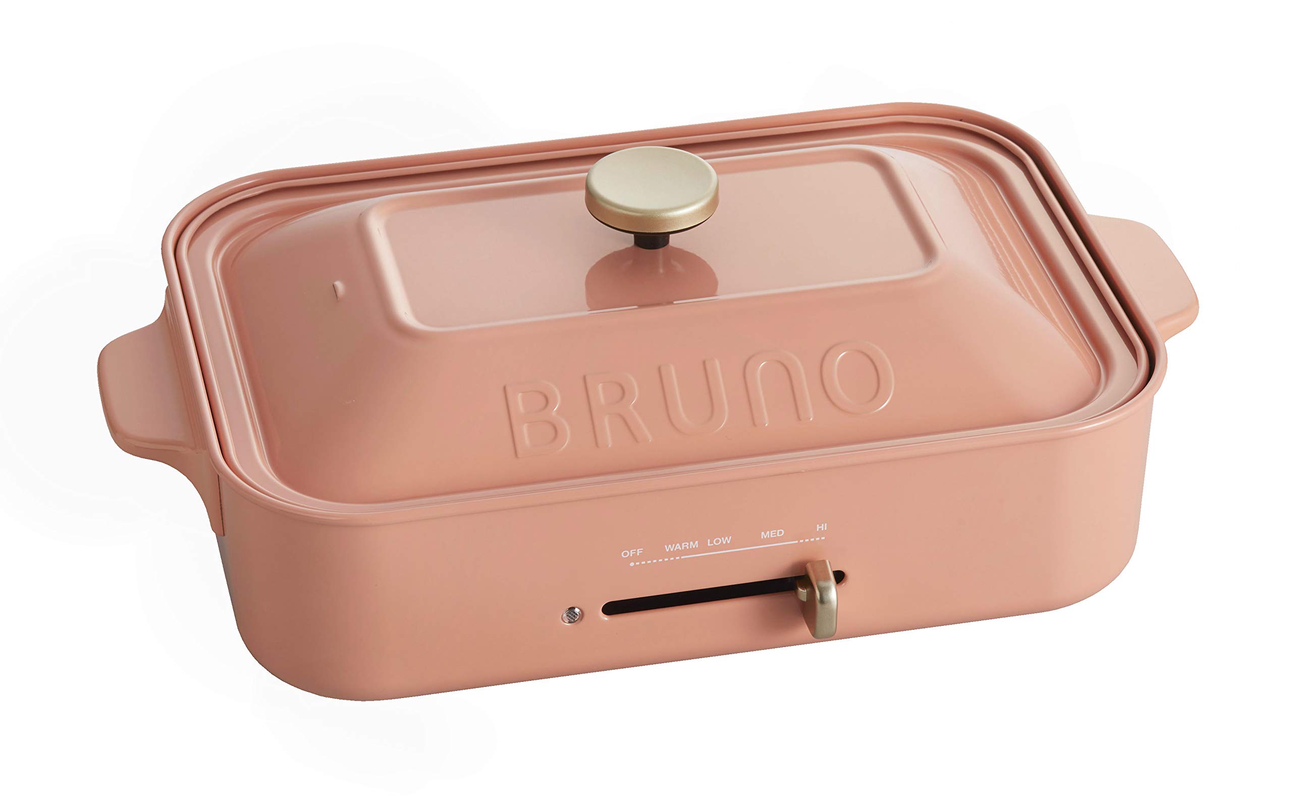 Amazon | BRUNO コンパクトホットプレート 2020限定色 コーラルピンク