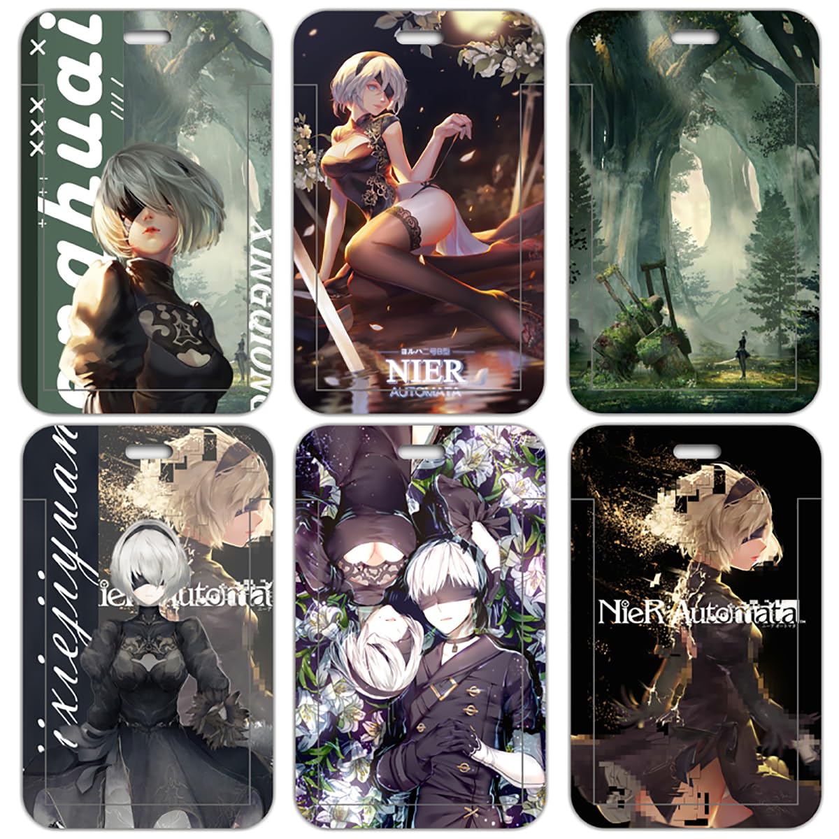 Amazon.co.jp: ニーアオートマタ ヨルハ2号B型 パスケース カード