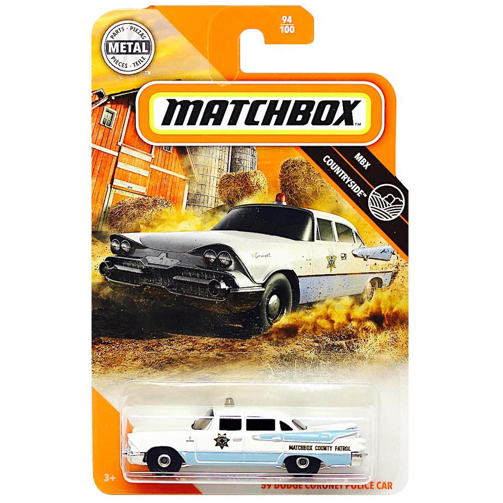 Amazon.com: Matchbox '59 Dodge Coronet Police Car MBX Countryside