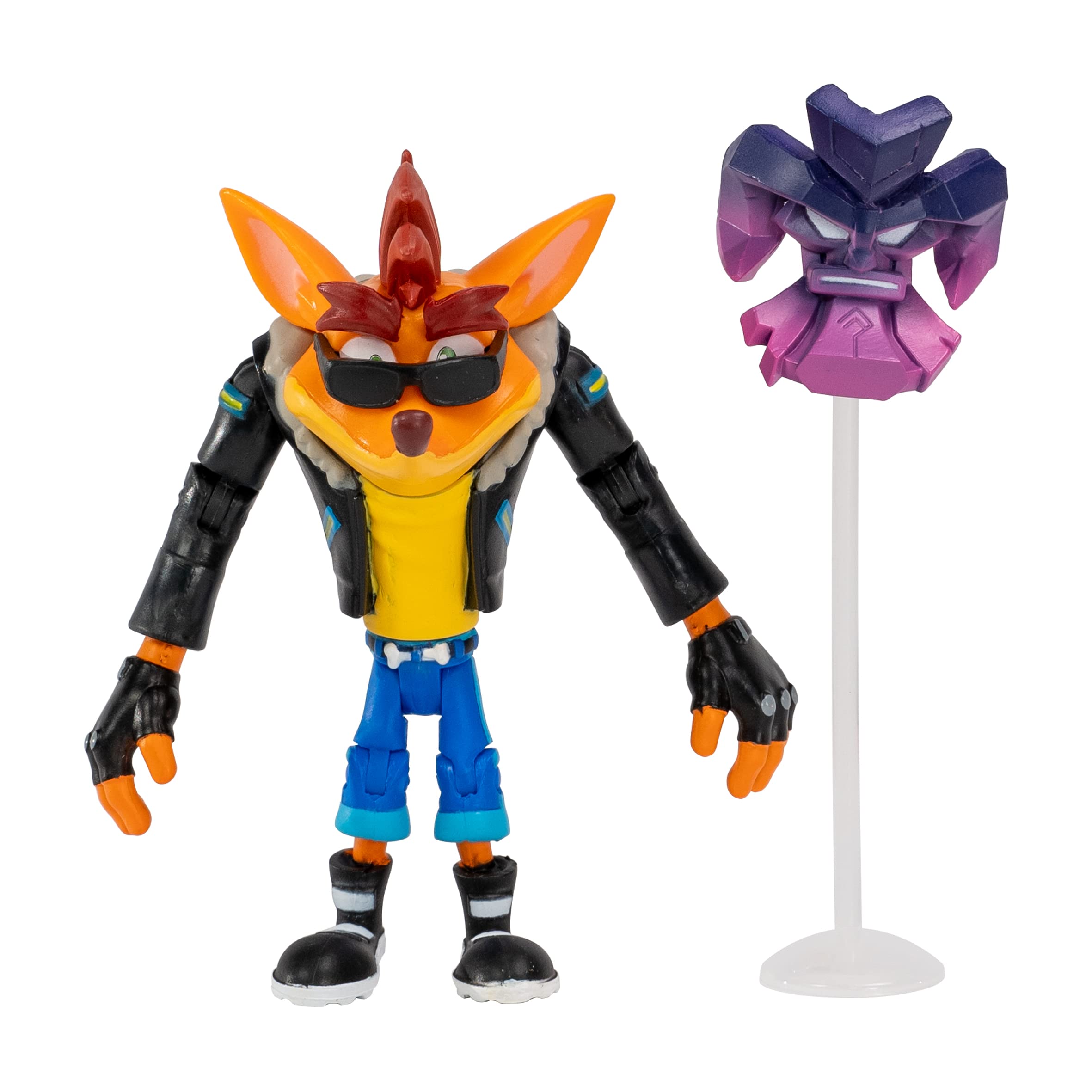 Amazon.com: BANDAI Crash Bandicoot Action Figures Biker Crash with