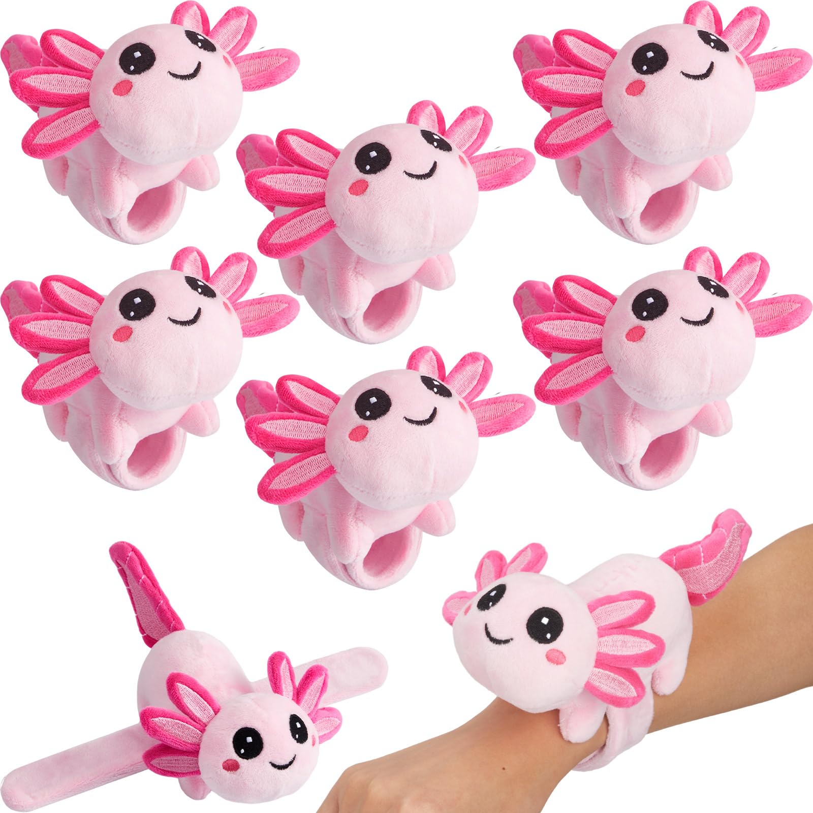 Amazon.com: Deekin 8 Pcs 9 Inch Axolotl Stuffed Slap Bracelets