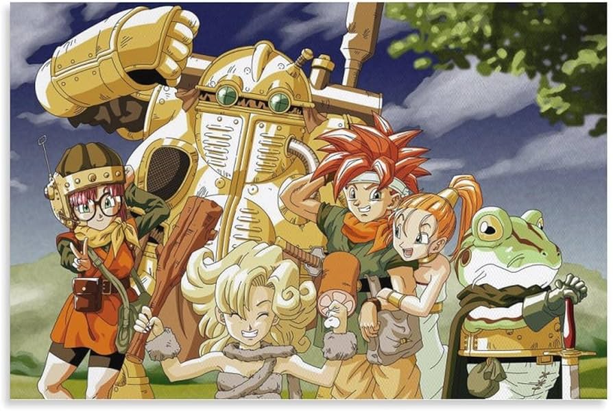 Amazon.co.jp: Chrono Trigger Art Panel Poster Canvas Wall Art
