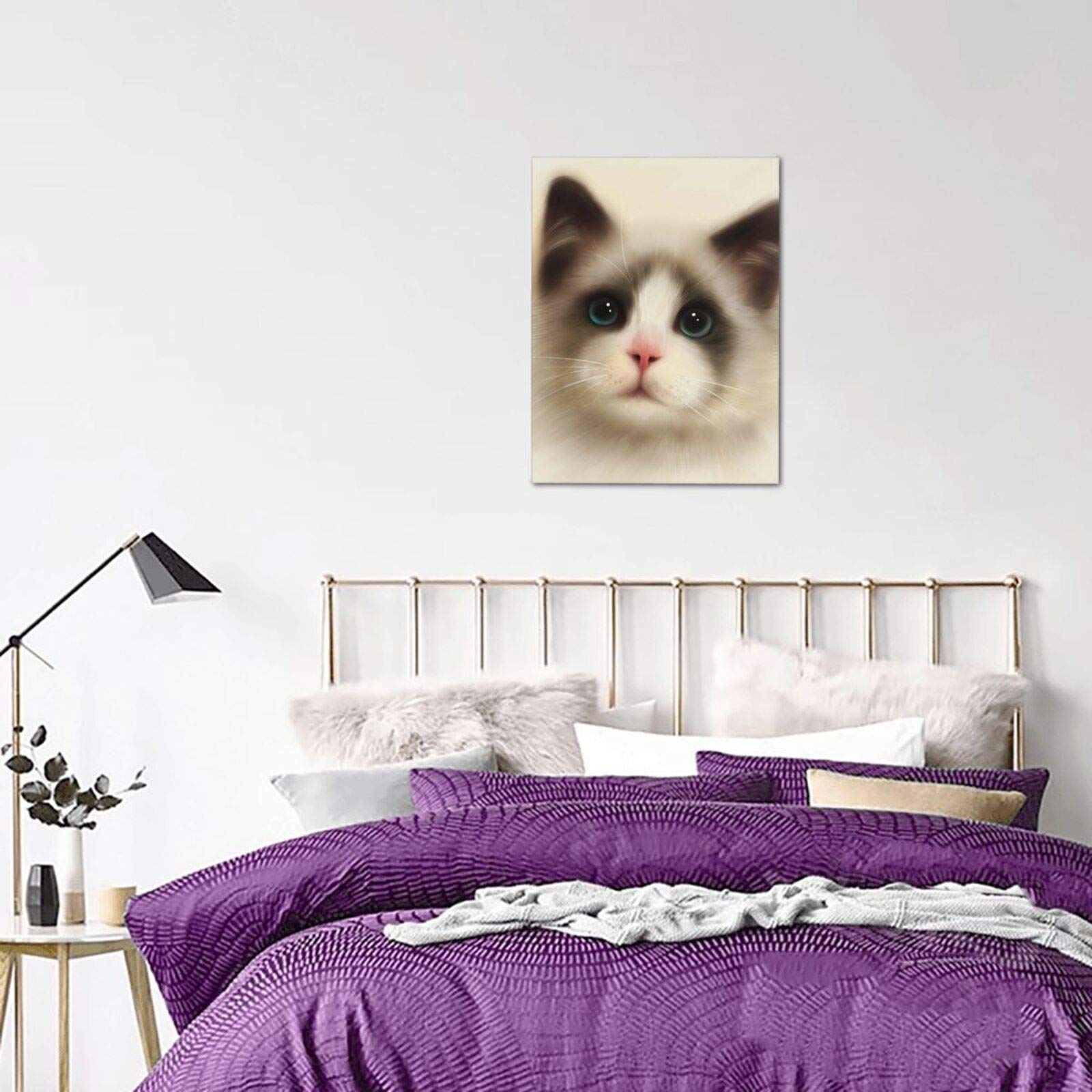 Amazon.co.jp: かわいい ラグドール猫 壁掛け 壁の絵 インテリア