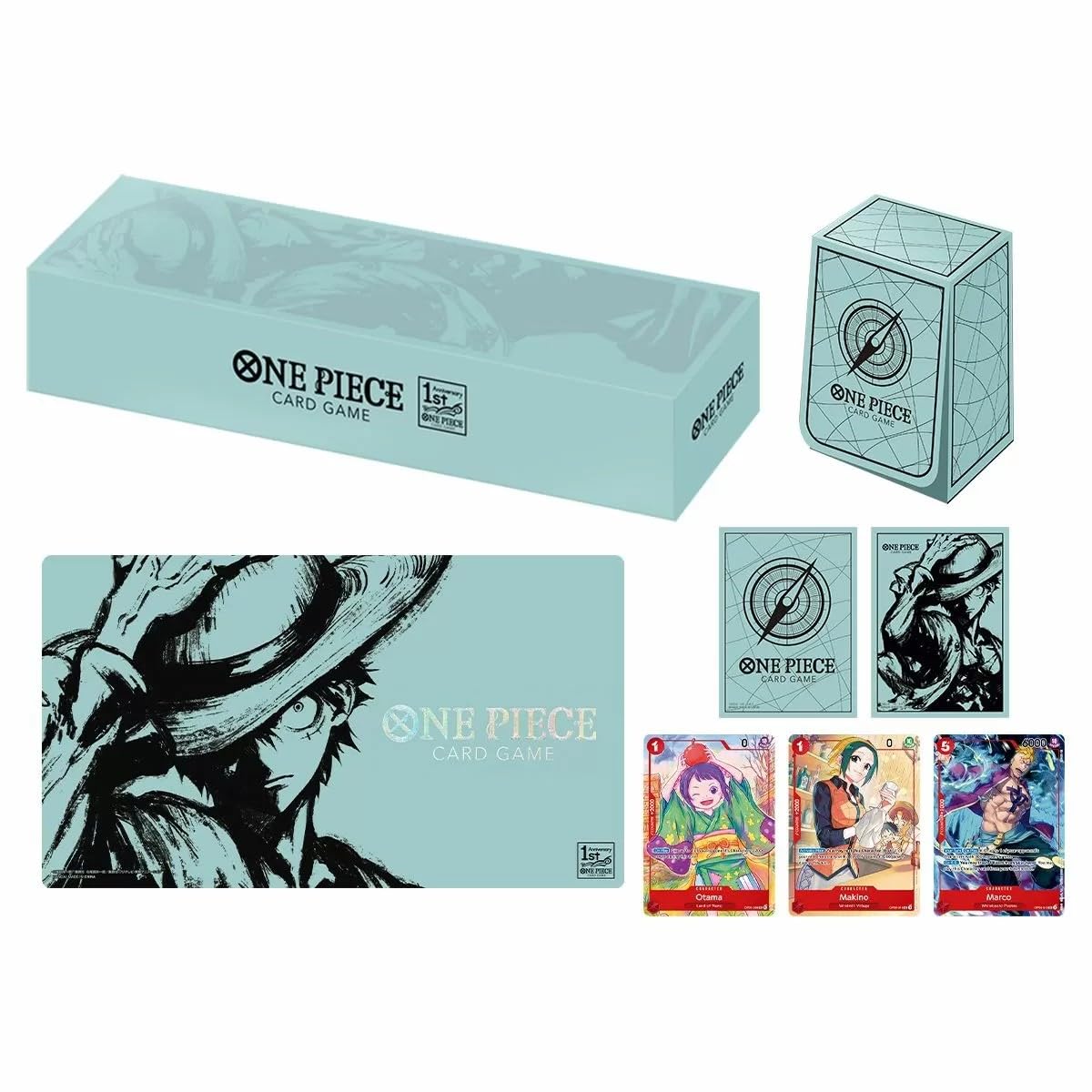 BANDAI One Piece Card Game Japanese 1st Anniversary Set - EN