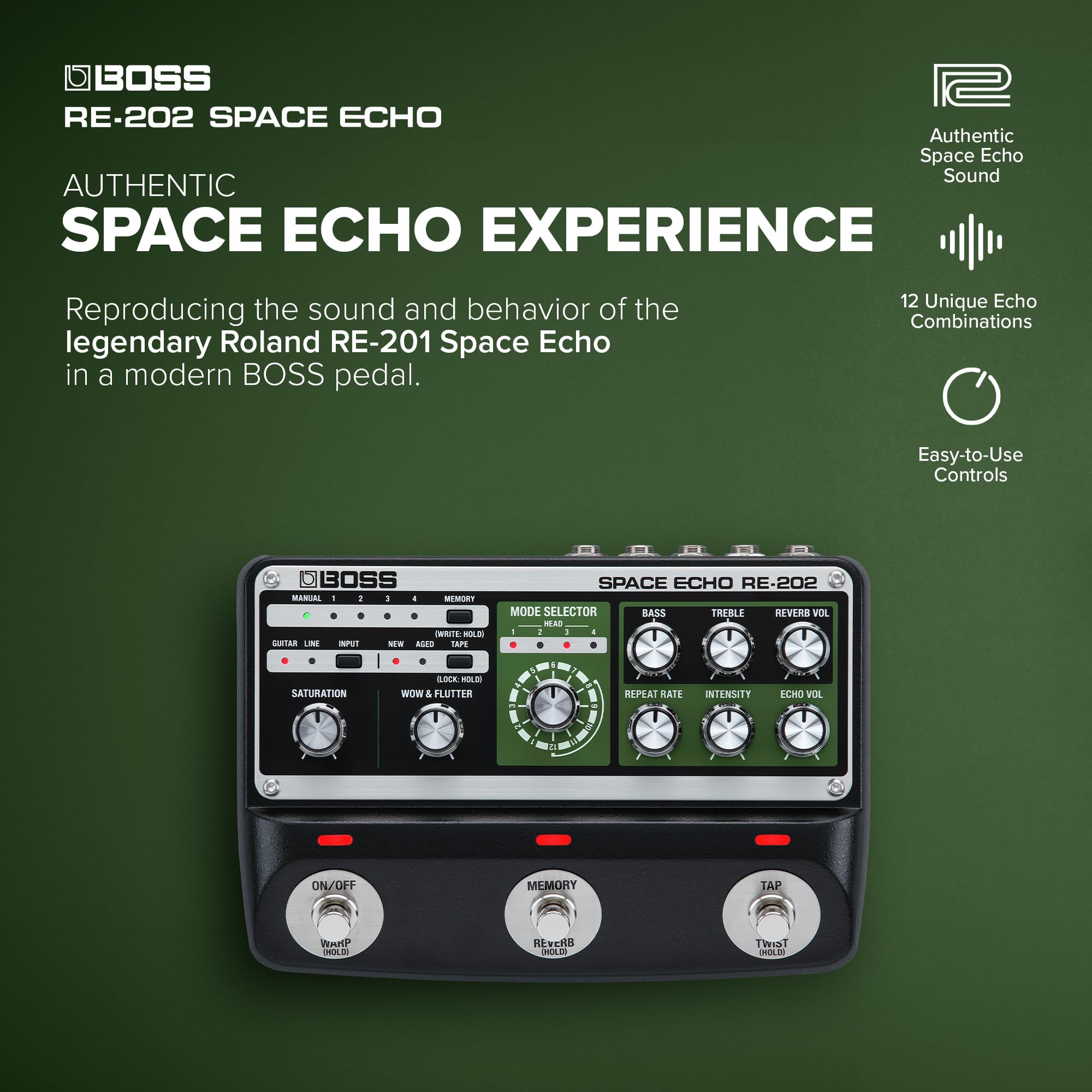 Amazon | BOSS RE-202 Space Echo スペースエコー エコー ディレイ