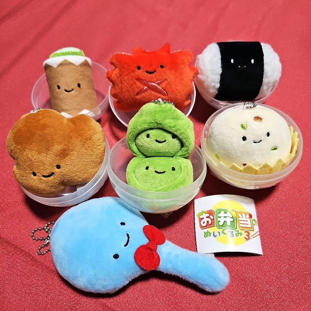 Amazon.co.jp: クオリア お弁当のぬいぐるみ3 コンプセット ガチャ ⑳