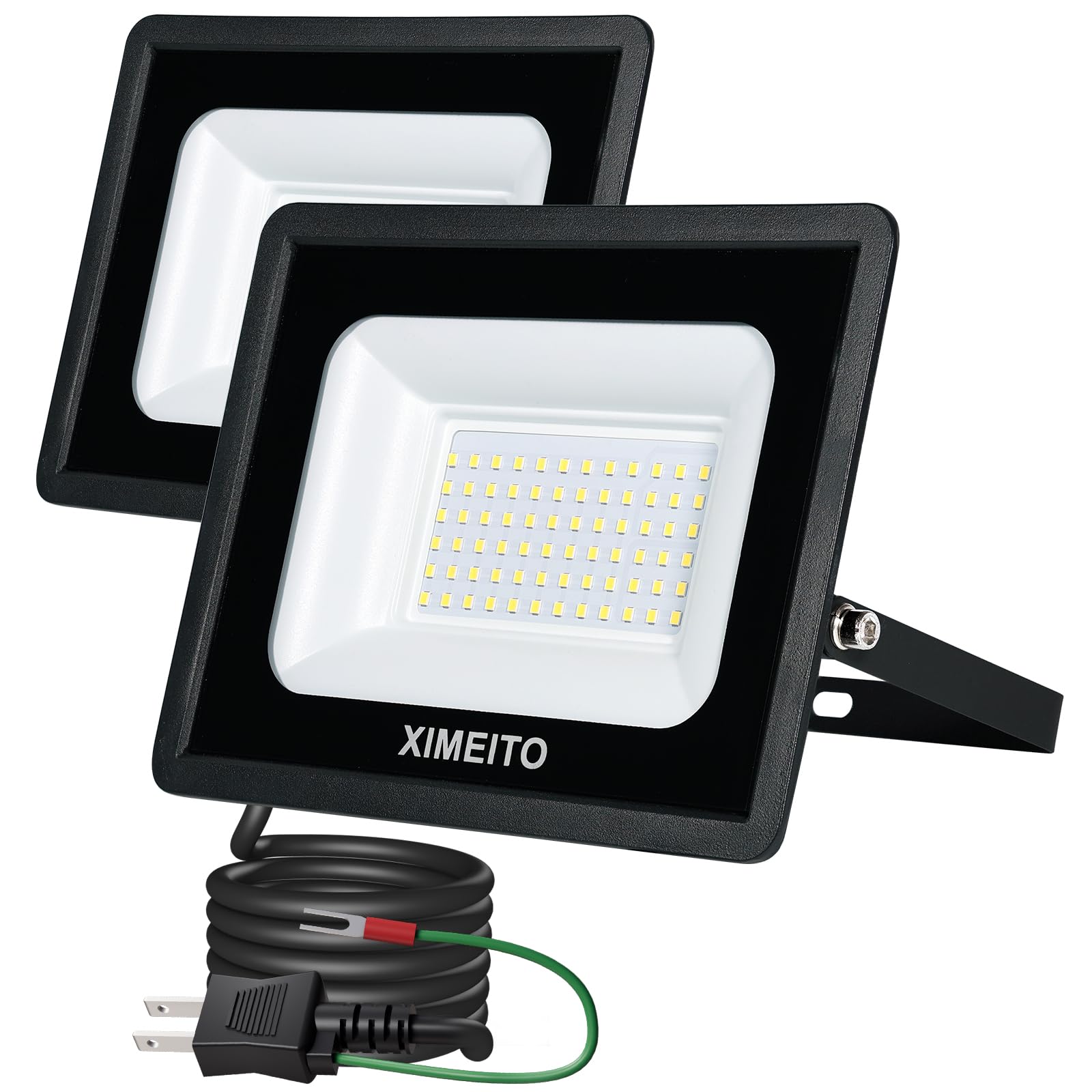 Amazon.co.jp: XIMEITO LED投光器 50w 昼光色 6000LM 6500K 1.8コード