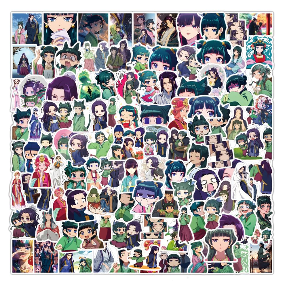 Amazon.co.jp: 120枚入り 薬屋のステッカーセット アニメキャラクター
