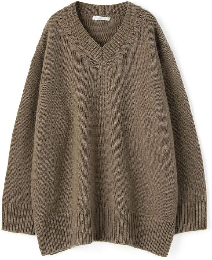 Amazon | [ギャルリー ヴィー] ニット ファインウール Vネック プル