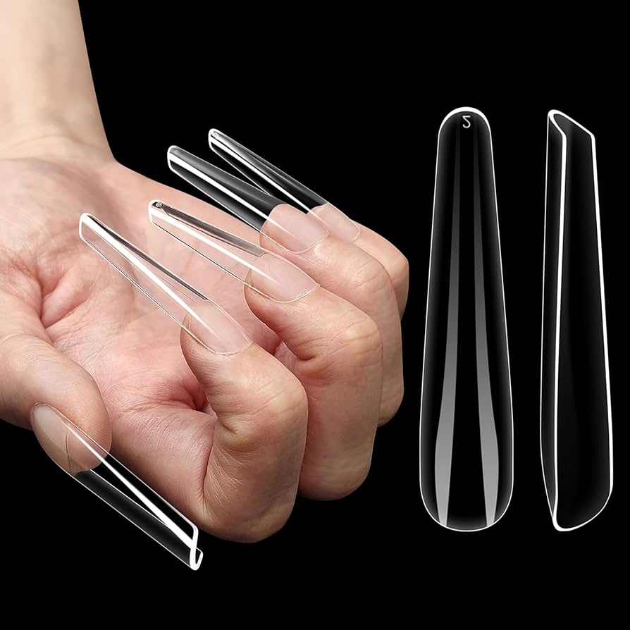 Amazon | NOVO OVO ネイルチップ ロシアンアーモンドコフィン