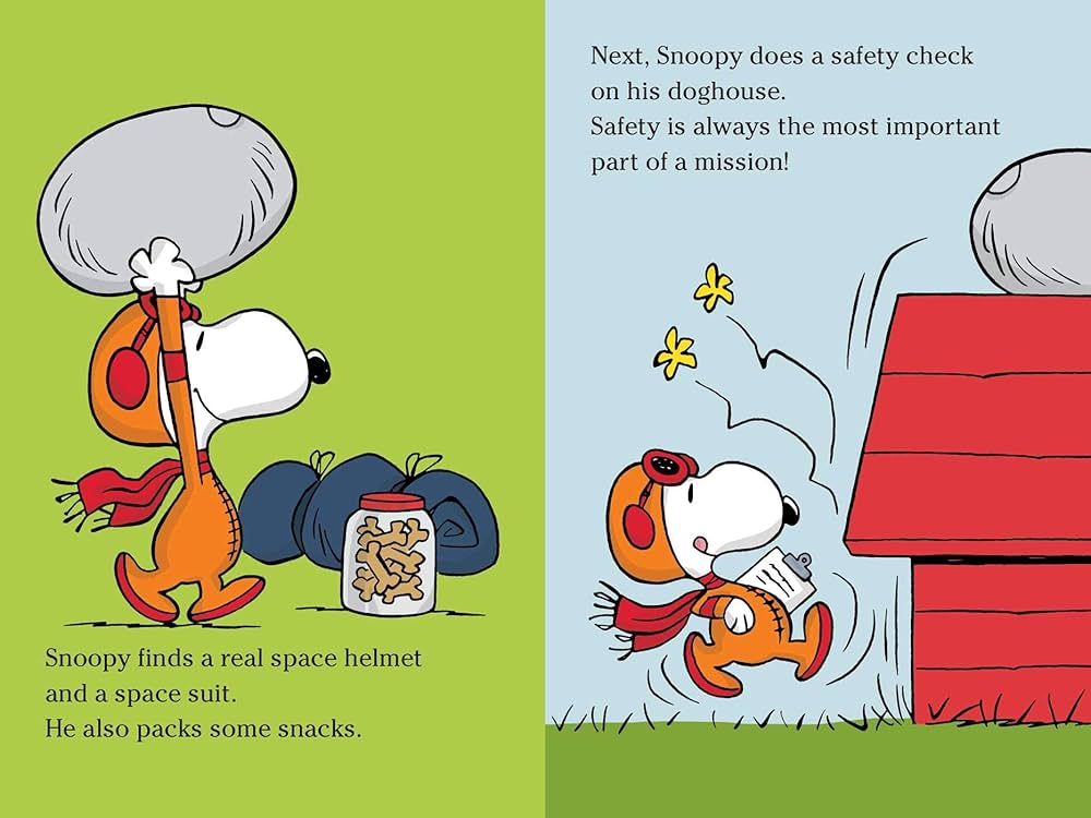 Amazon.com: Snoopy, First Beagle on the Moon!: Ready-to-Read Level