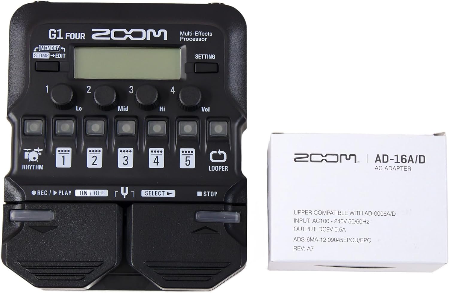 ZOOM G1 FOUR マルチエフェクター ACアダプター付き S115292835