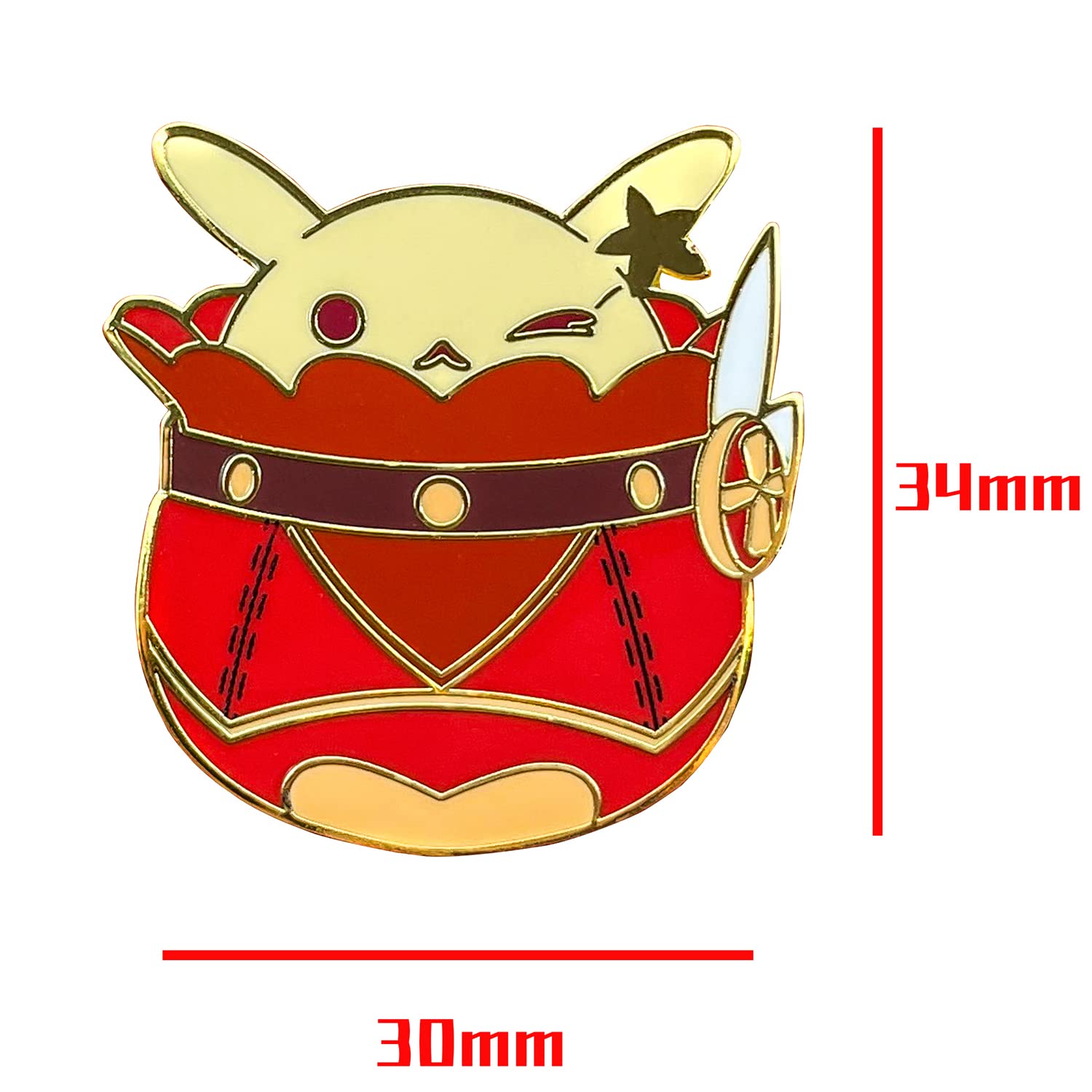 Amazon.co.jp: 原神 ボンボン爆弾 バッジ 七宝焼き げんしん Genshin