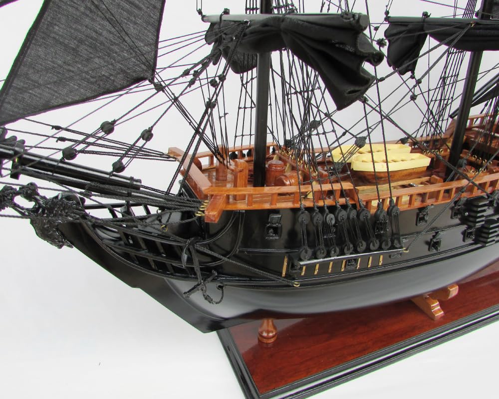 Amazon | 木製模型 海賊船 Black Pearl Pirate Ship 【Wooden Model