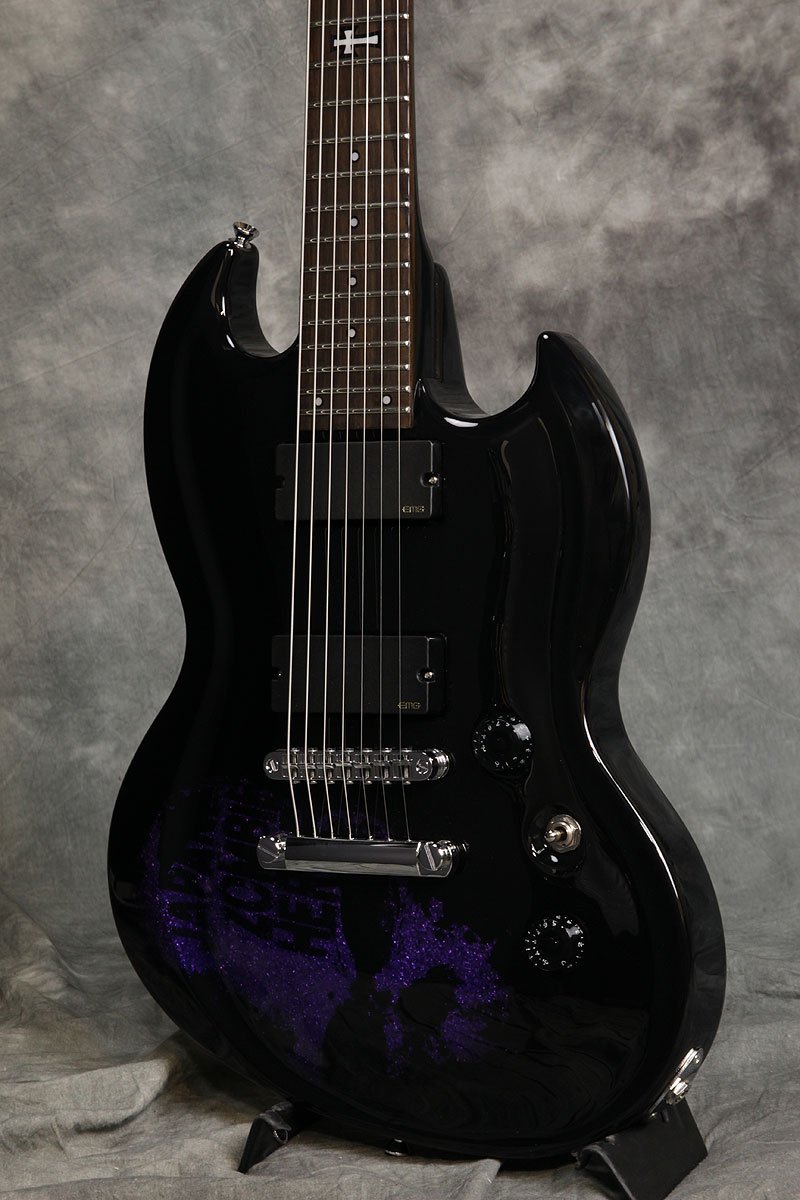 Amazon.co.jp: Edwards エドワーズ エレキギター E-KV-7st (Black w