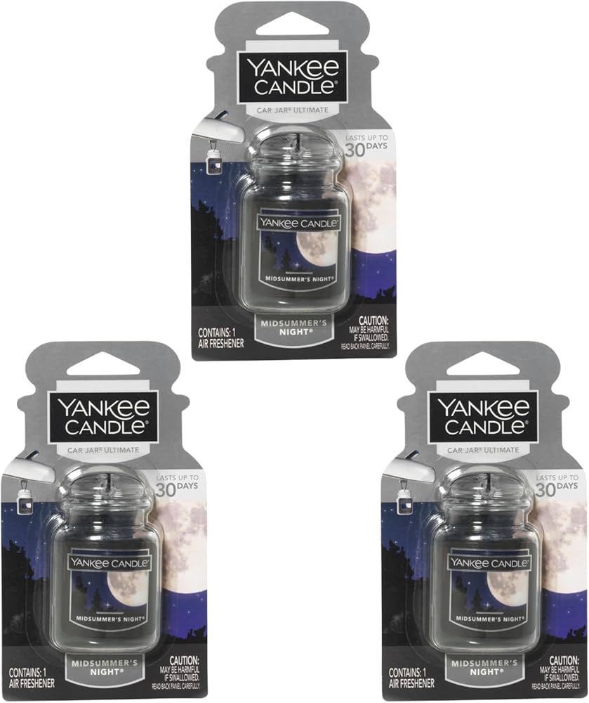 Amazon.com: Yankee Candle Car Jar Ultimate, Midsummer's Night