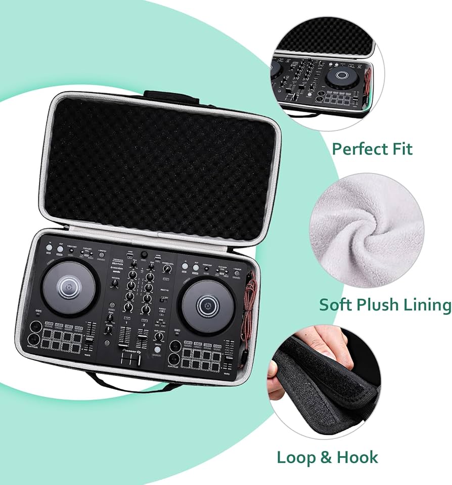 Amazon.com: XANAD Hard Case for Pioneer DJ DDJ-FLX4/DDJ-FLX4 2