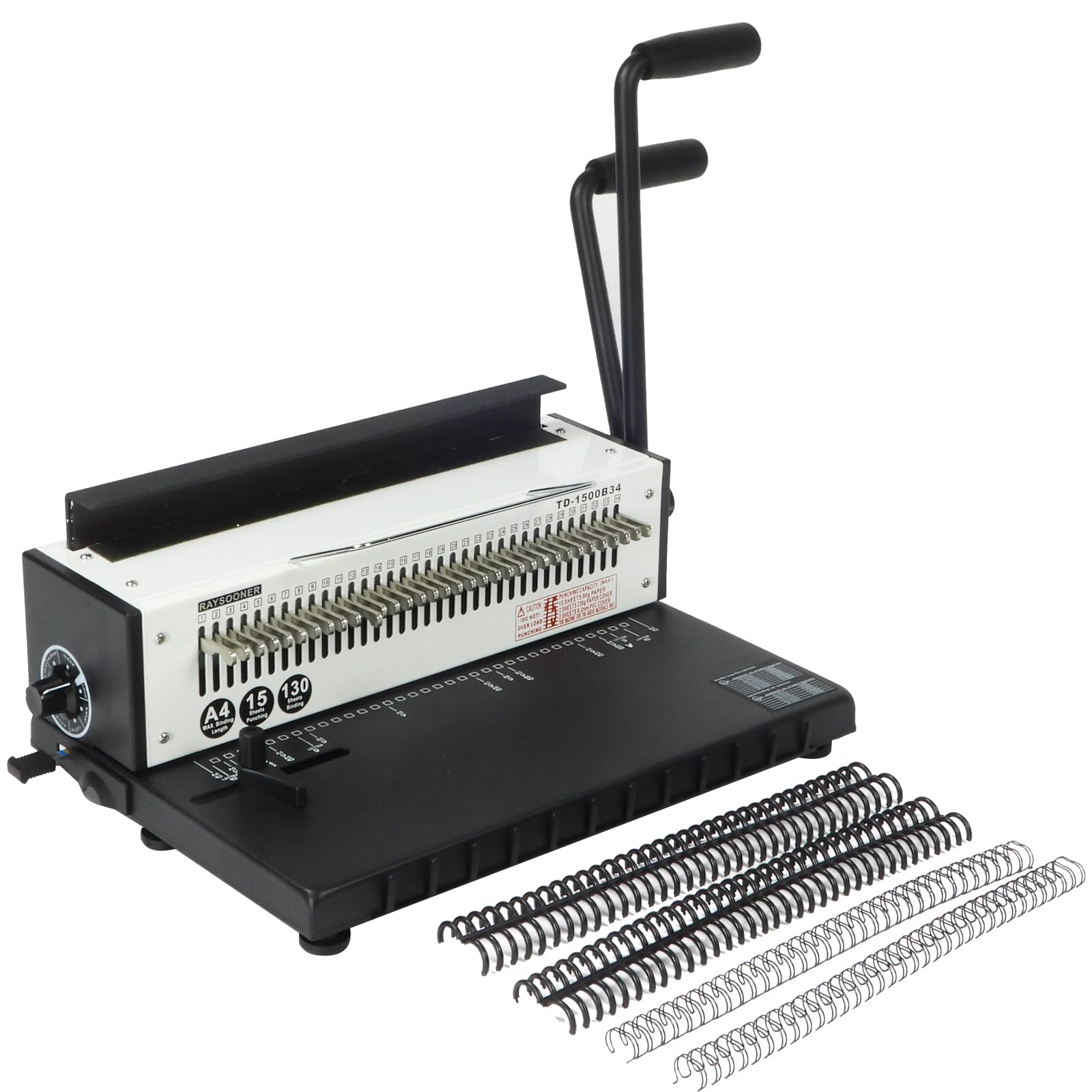 Amazon | RAYSOONER TD-1500B34 製本機 角穴 1～34穴まで調整可能