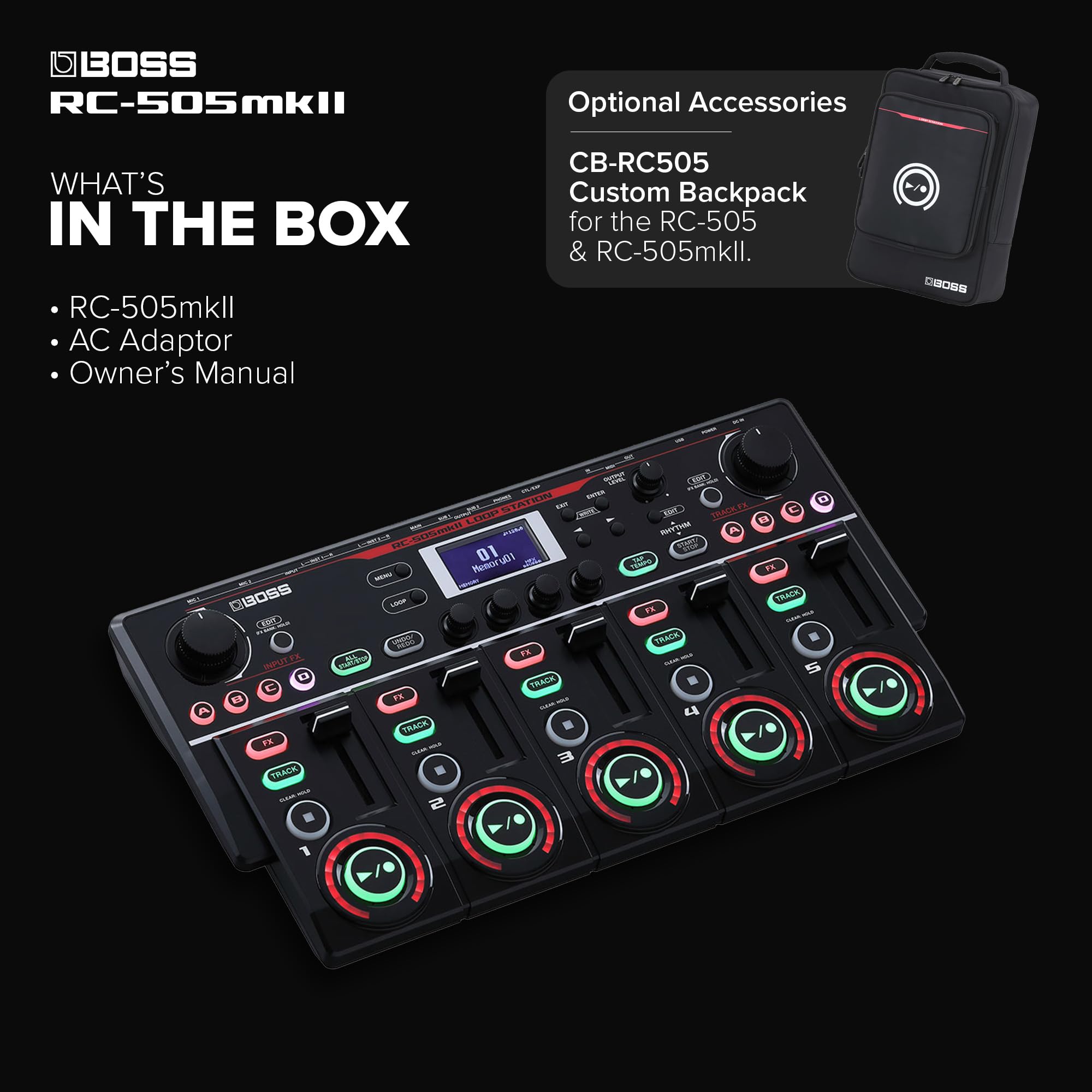 Amazon.com: BOSS RC-505mkII Loop Station | Industry-Standard