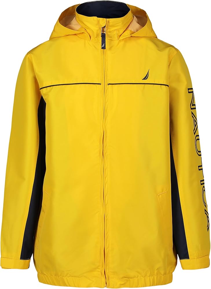 Amazon.com: Nautica Boys' Light Weight Anchor Jacket with Stowable
