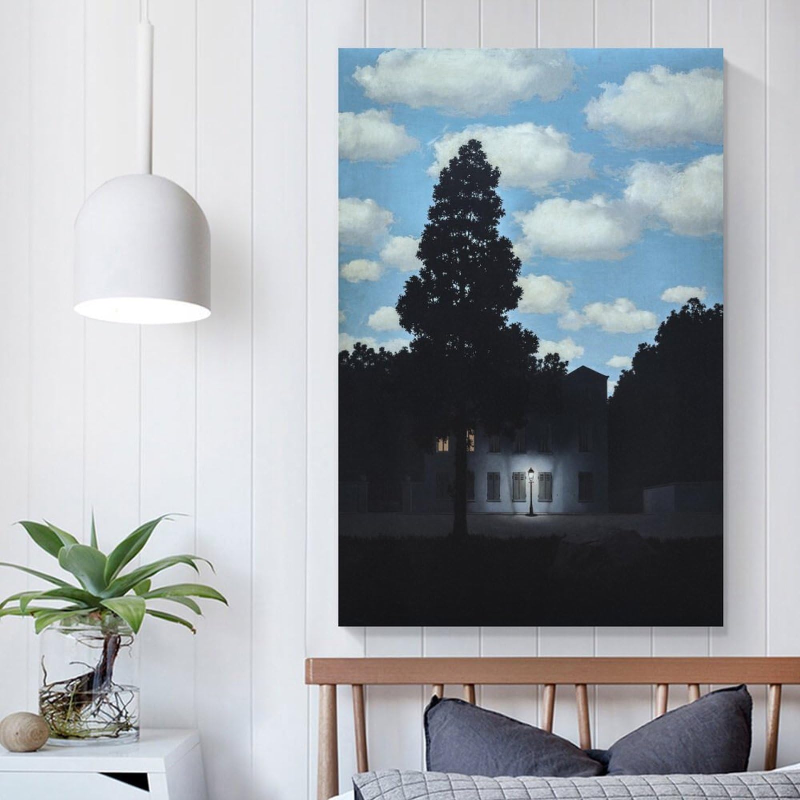 Amazon.co.jp: ルネ・マグリット光の帝国ヴィンテージポスター 印刷