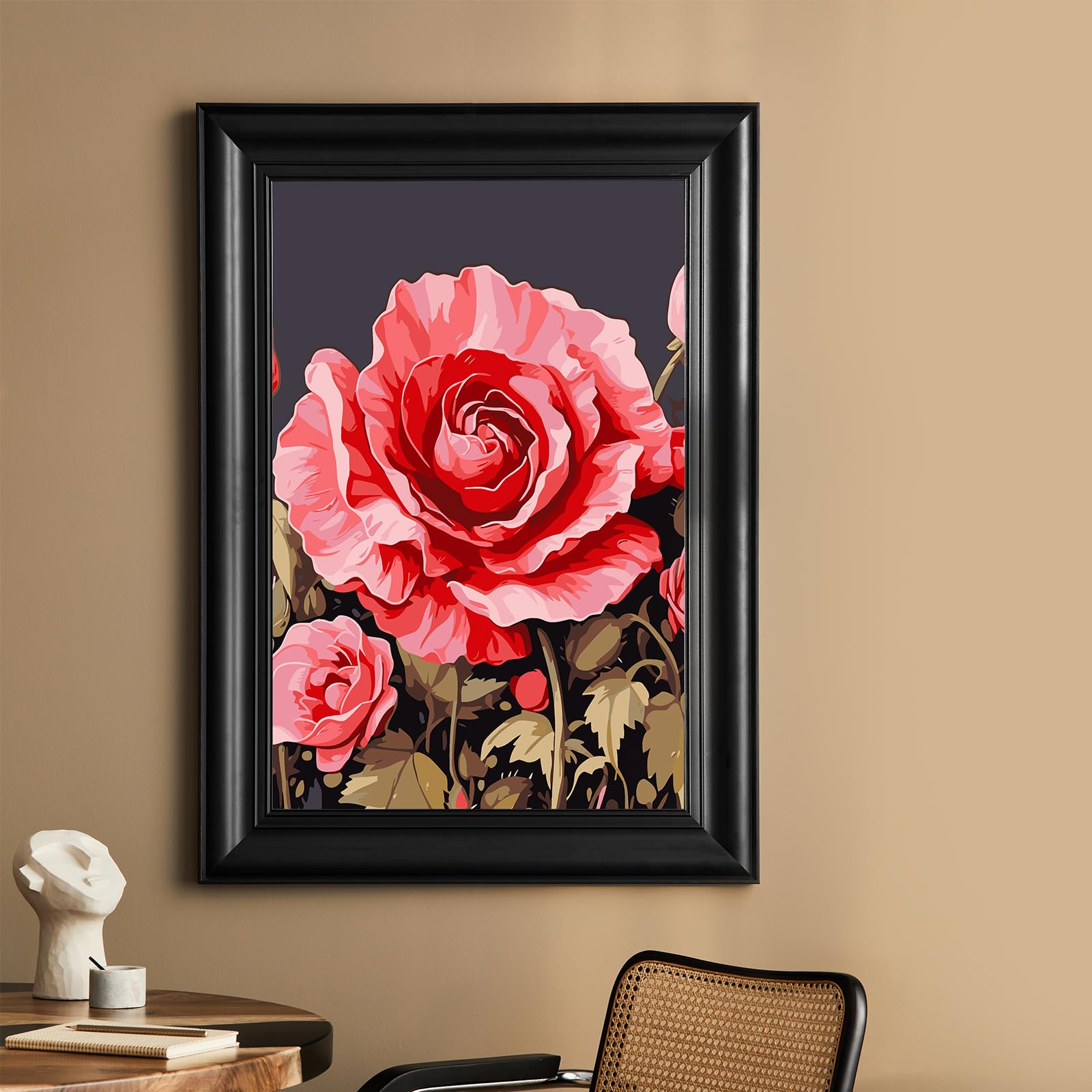 Amazon | Chilihom ペイントバイナンバーキット 大人用 シンプルな絵画