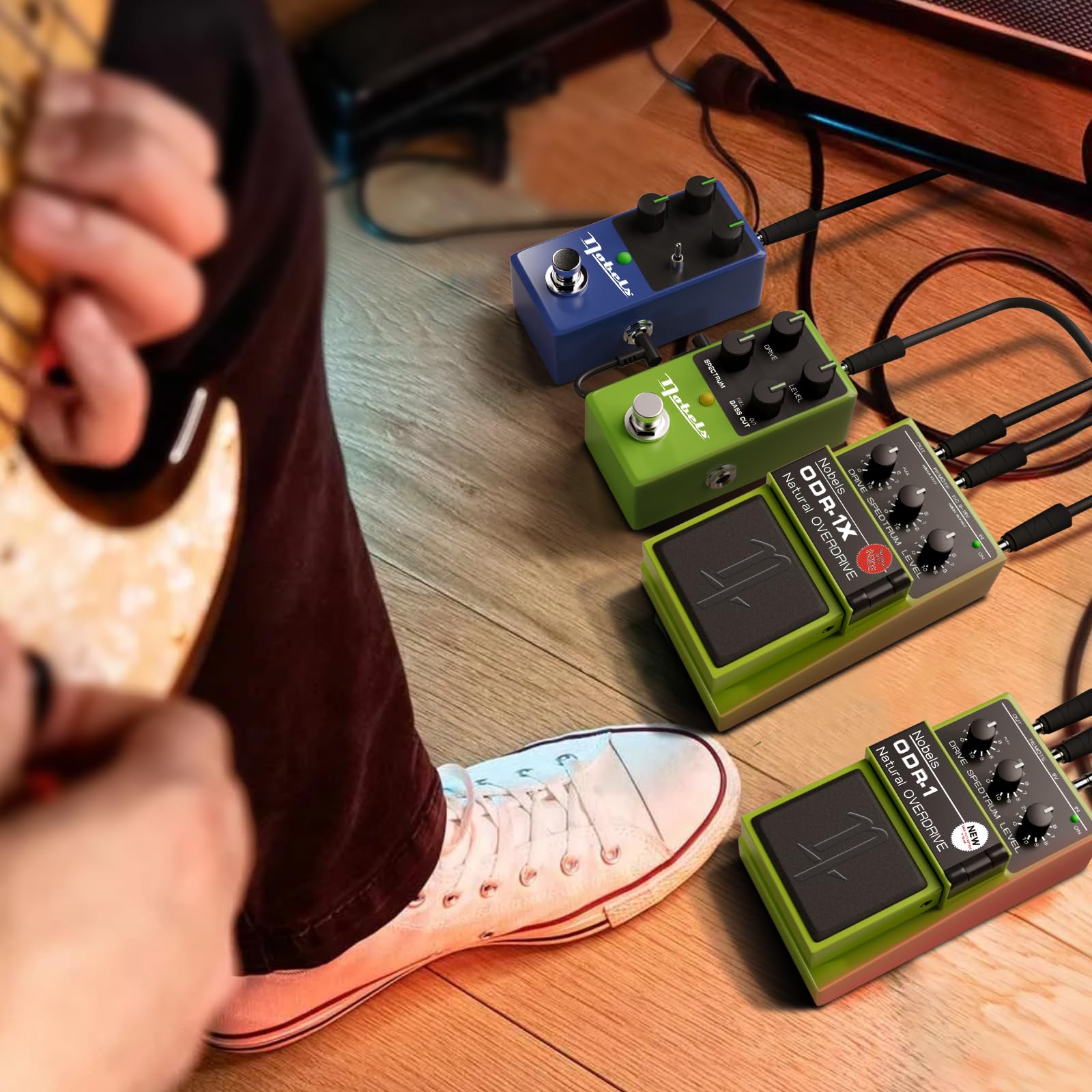 Nobels ODR-1 X Pedal de Overdrive Analógico com True Bypass