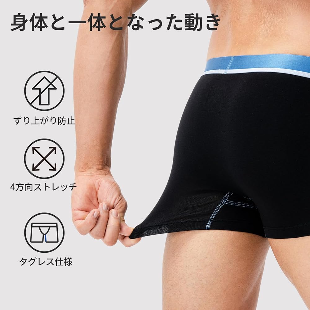 Amazon | [Separatec(セパレーテック)] ボクサーパンツ メンズ 7DAYS