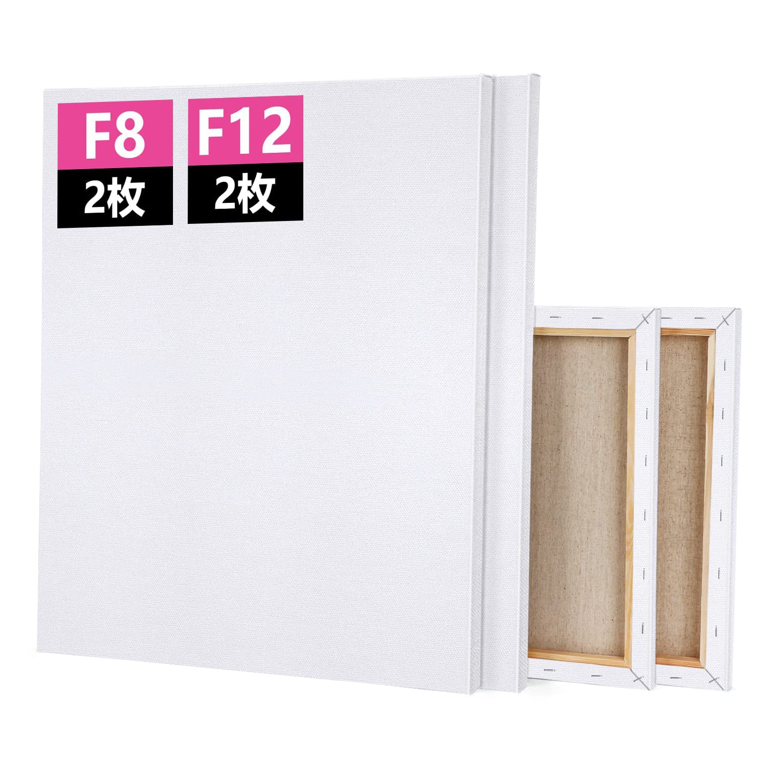 Amazon.co.jp: YTOPRO キャンバス F12 F8 麻綿 油絵 張りキャンバス