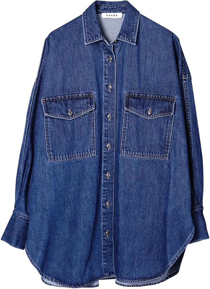 Amazon | [サクラ] オーセンティック デニム シャツ/AUTHENTIC DENIM