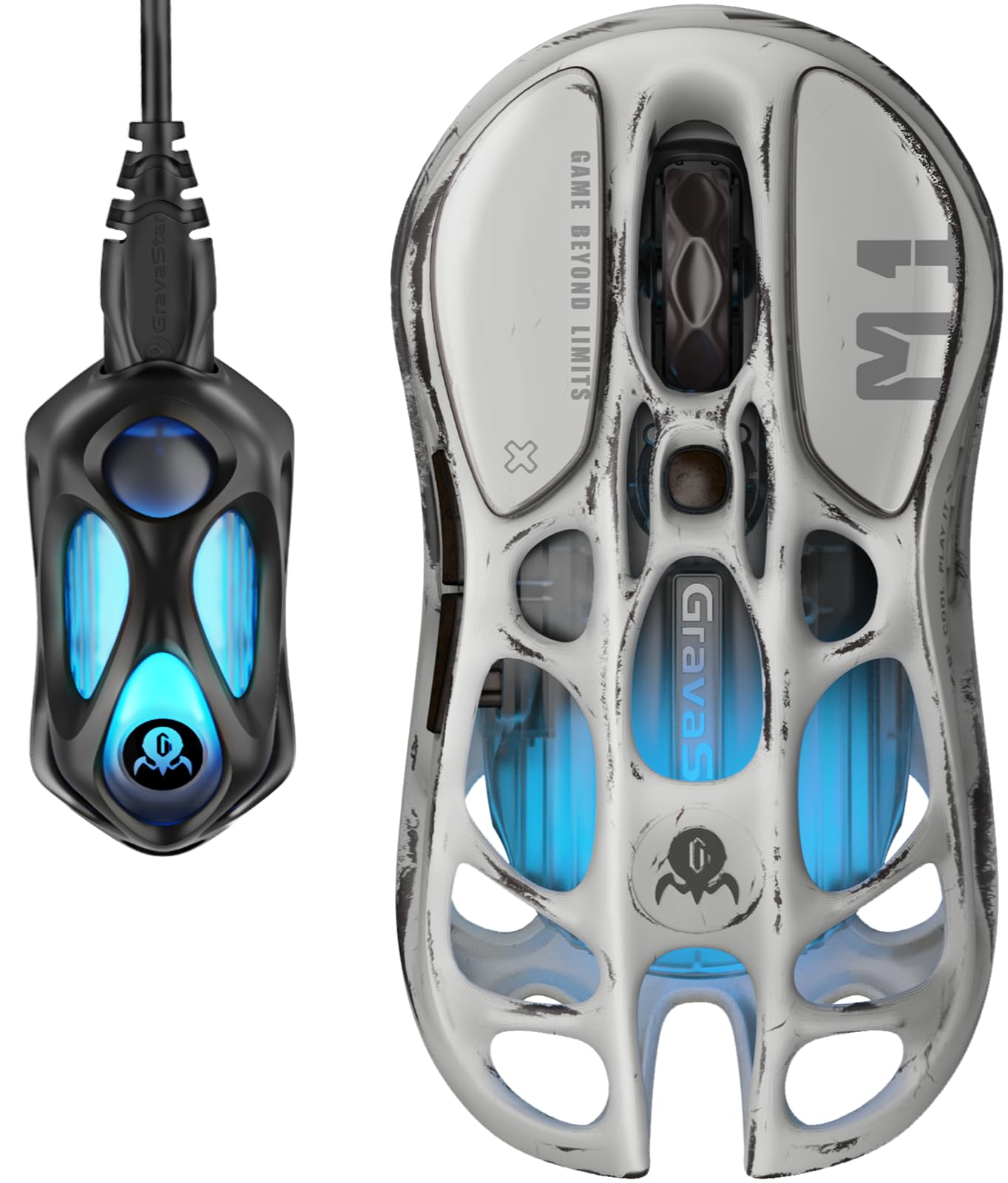 GravaStar Mercury M1 Pro Wireless Gaming Mouse with PAW3395DM