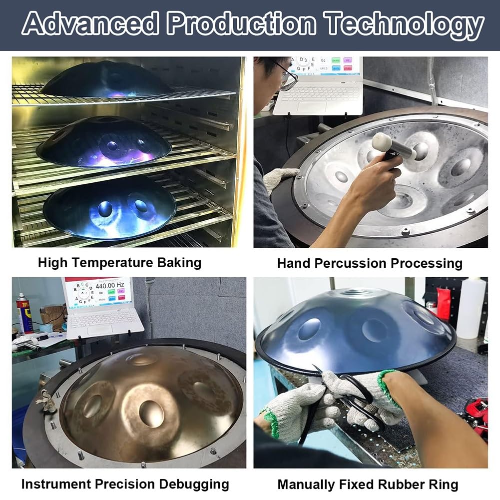 Amazon | ハンドパンドラム Dマイナー 10音 22インチ 432Hz/440Hz