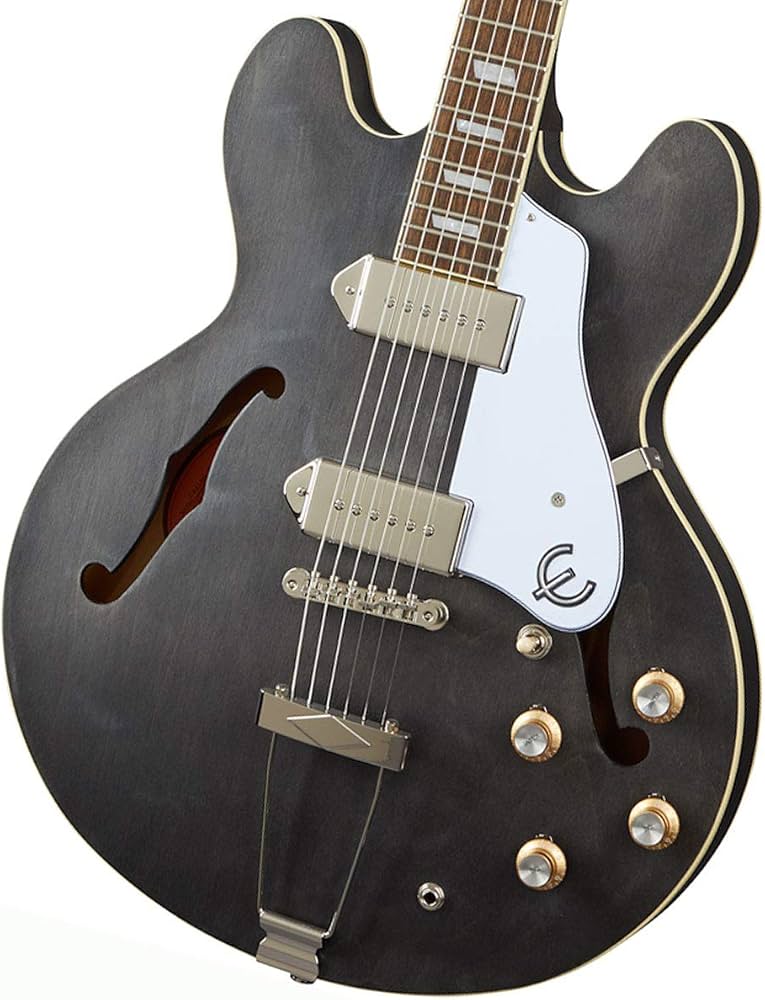 Amazon | Epiphone Casino Worn Worn Ebony エレキギター | エレキ