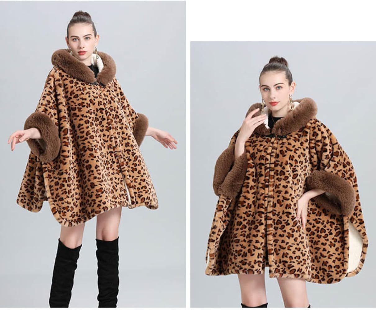 Amazon | [THLD] ポンチョ ファーポンチョ ケープ カーキ ショール