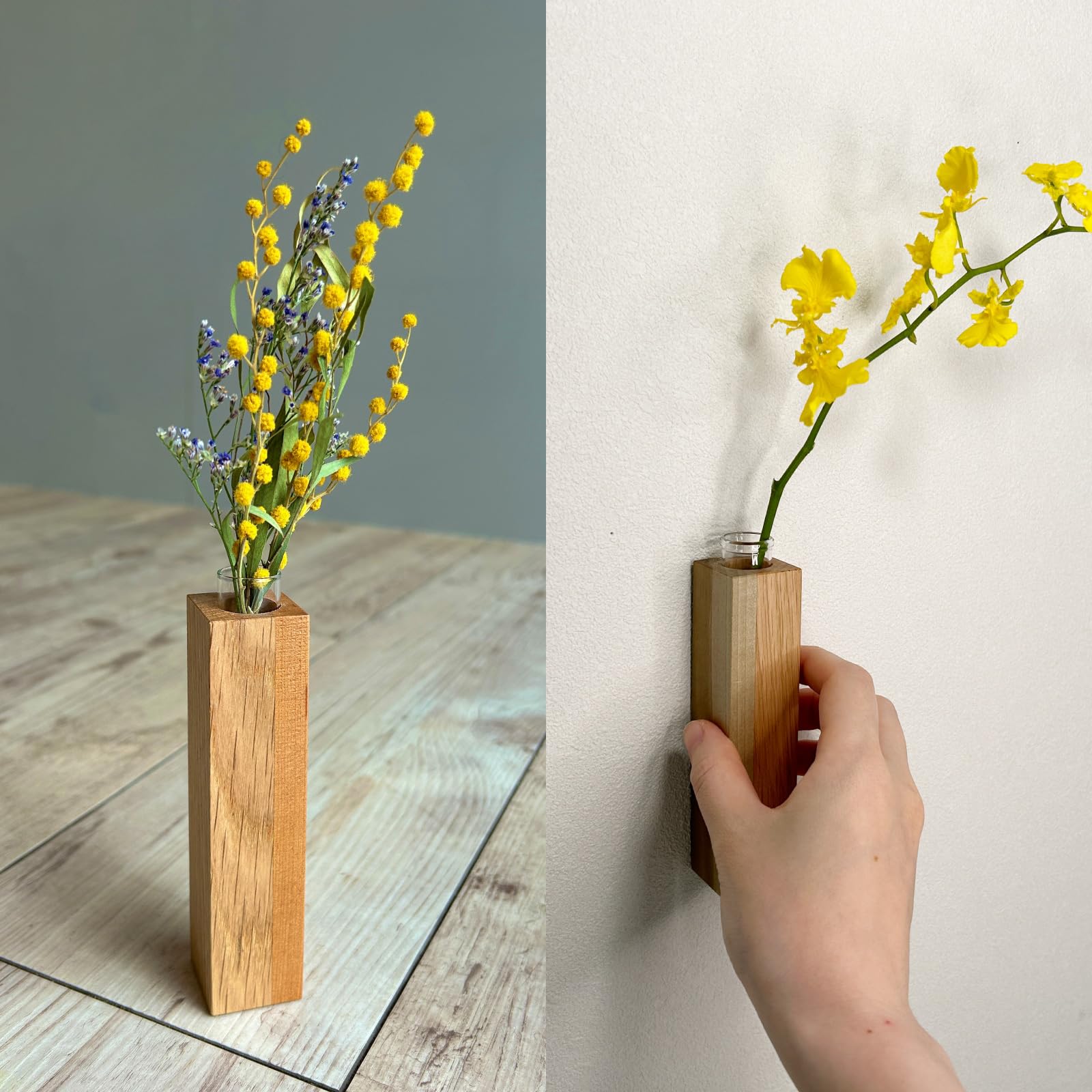 Amazon.co.jp: 【THE WATERS】ひだの森 小さな木の一輪挿し MOKURIN