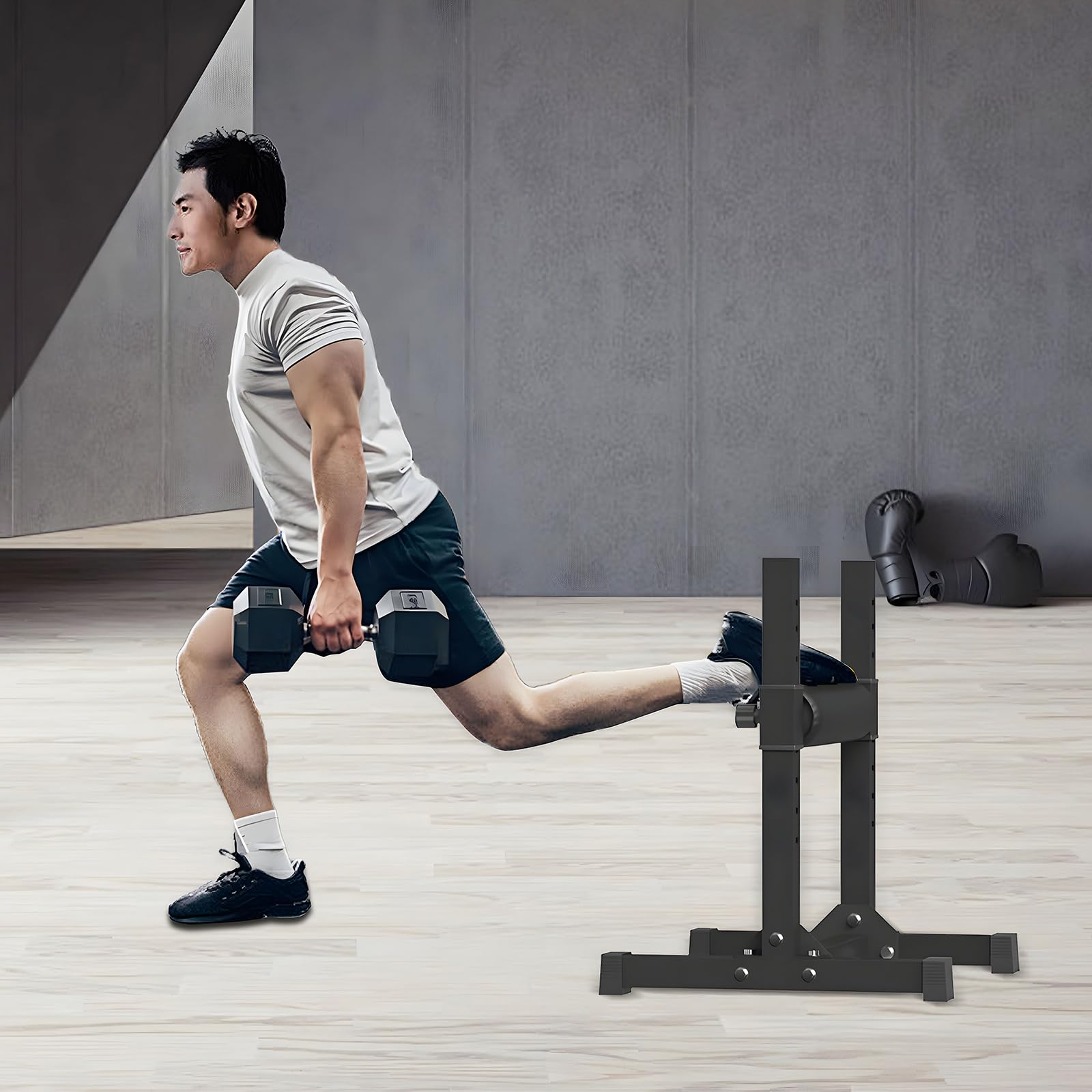 Amazon.co.jp: ブルガリア式スプリットスクワットスタンド、フット