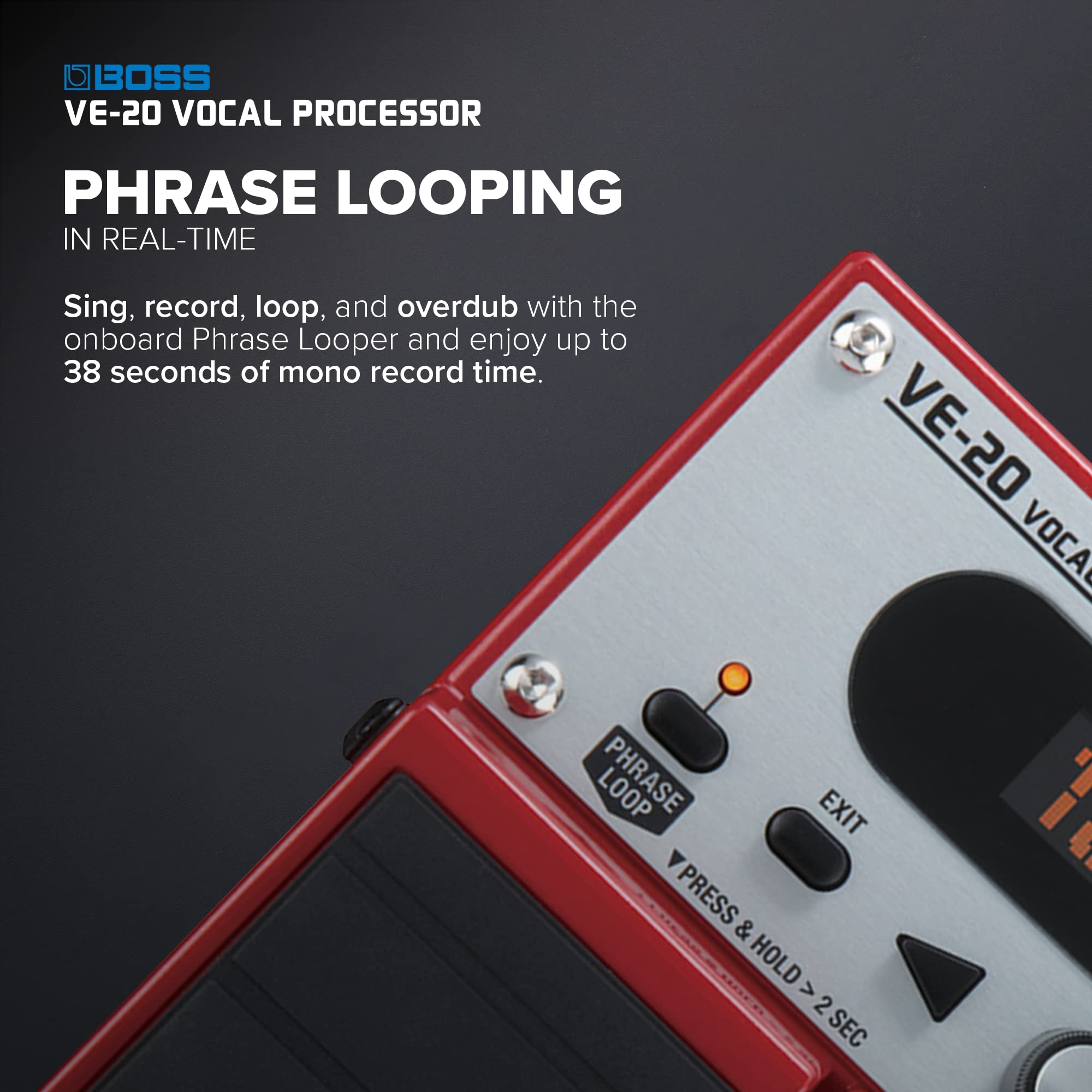 Amazon | BOSS Vocal Processor VE-20 | エフェクター・プロセッサー