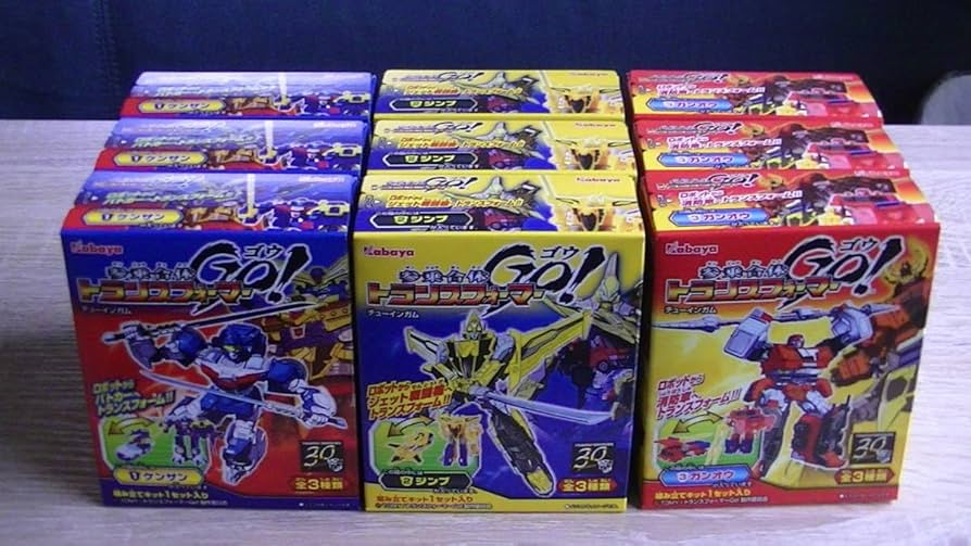 Amazon.co.jp: 食玩 カバヤ 参乗合体トランスフォーマーGO 全3種セット