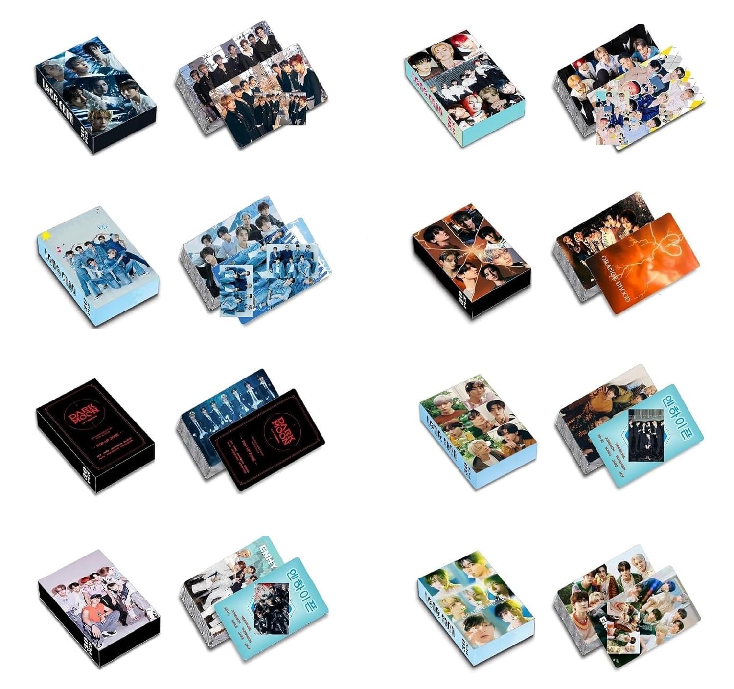 Amazon | MeiYiYou Kpop ENHYPENフォトカード、8パック/240枚 ENHYPEN