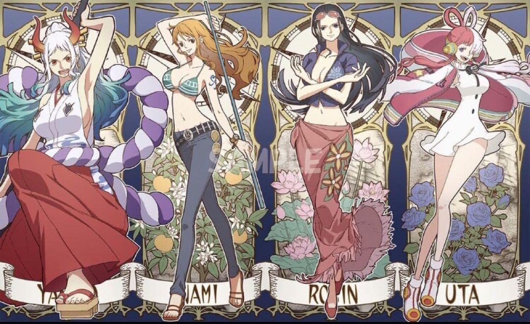 Amazon.co.jp: ワンピース ヤマト ナミ ウタ ロビン プレイマット