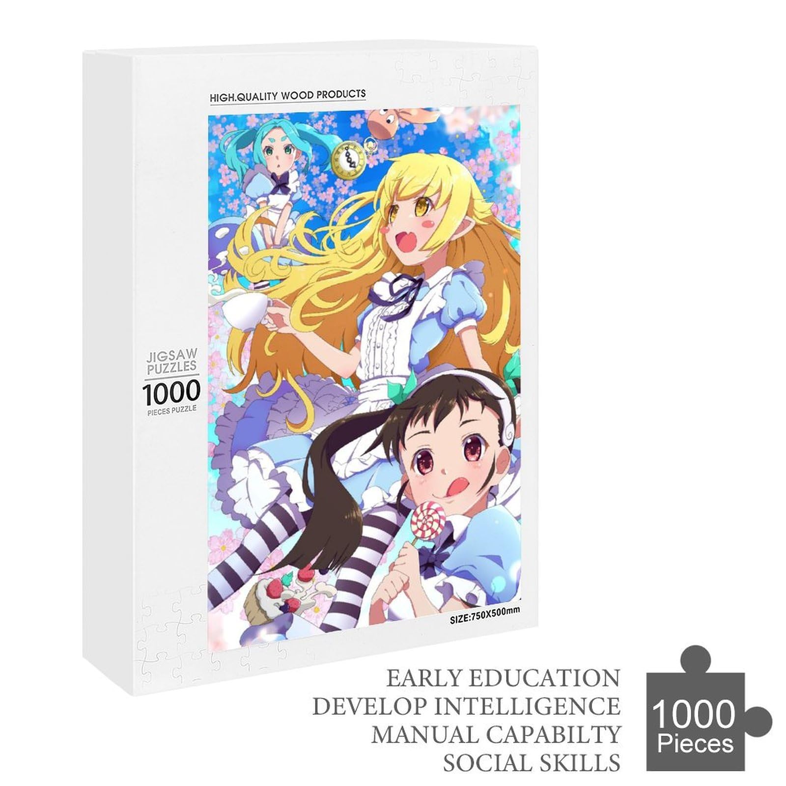 Amazon.co.jp: ジグソーパズル 物語シリーズ 「化物語」 忍野忍 八九寺