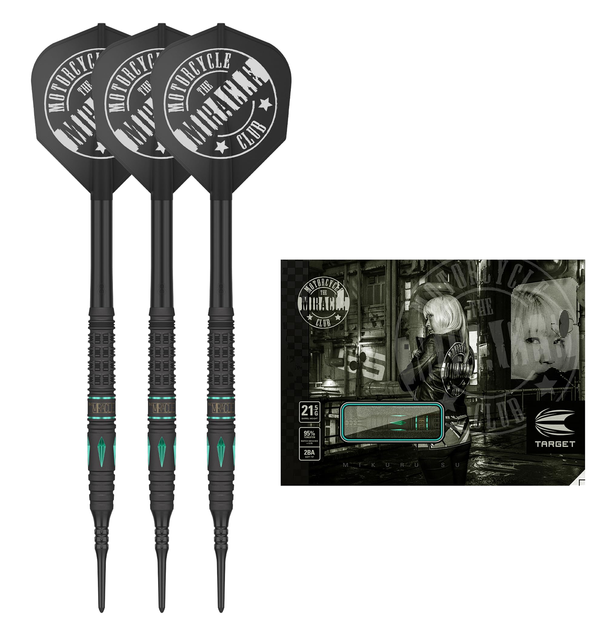 Amazon | 【TARGET】THE MIRACLE G5 鈴木未来モデル 2BA ダーツ 矢