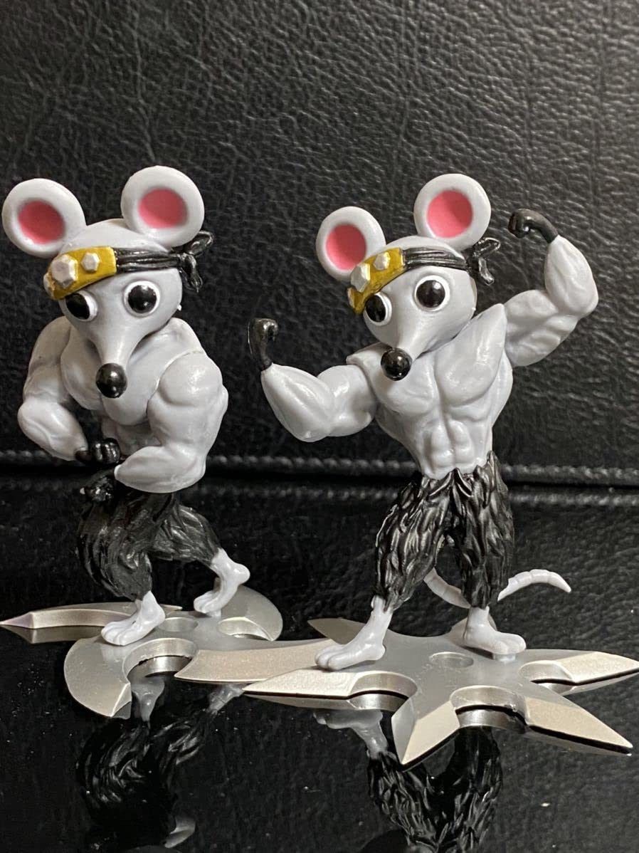 Amazon | ムキムキねずみフィギュア2体セット | フィギュア・ドール 通販