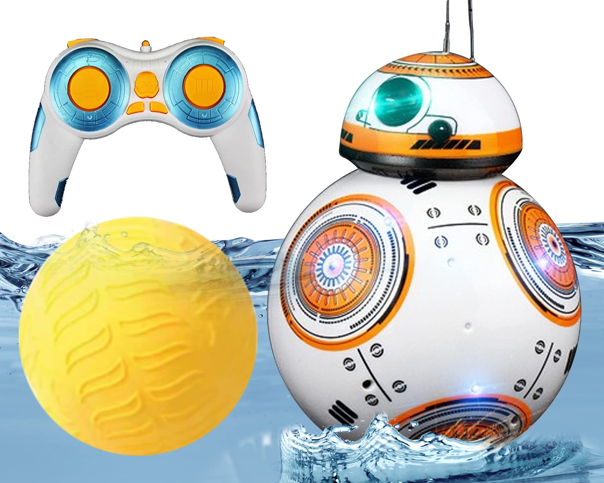 Amazon.co.jp: Bb-8 ラジコン ロボット 磁気サスペンション構造 水陸
