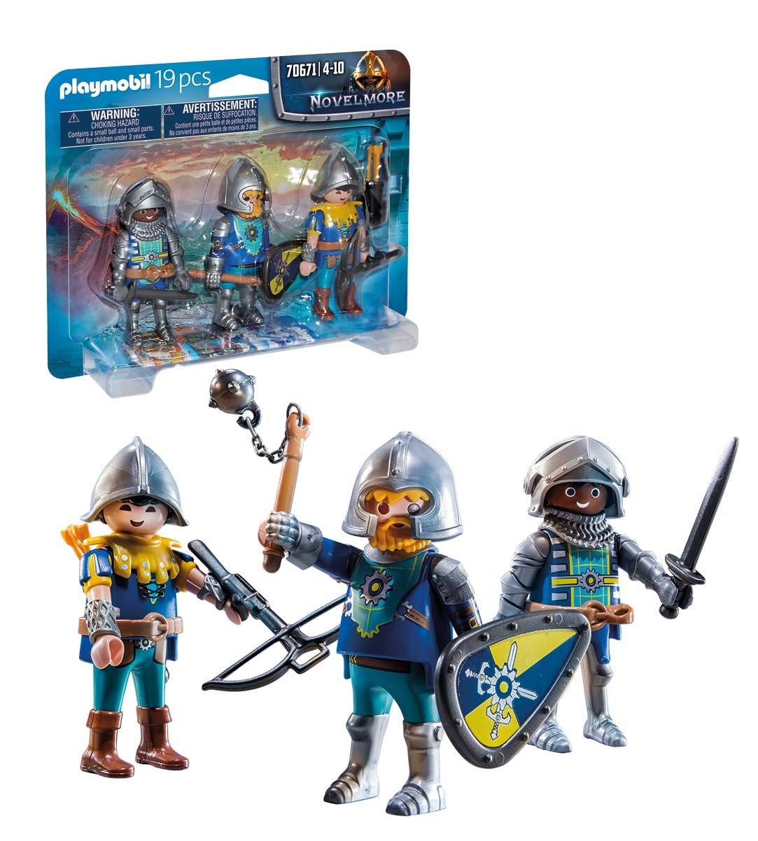 Amazon.com: Playmobil Novelmore Knights Set : PLAYMOBIL®: Toys & Games