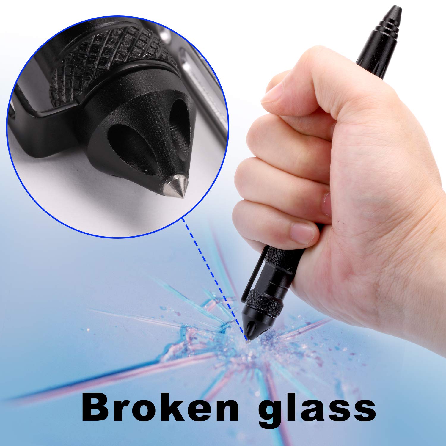 Amazon | Fpxnb ミリタリータクティカルペン2本セット 筆記用ブラック