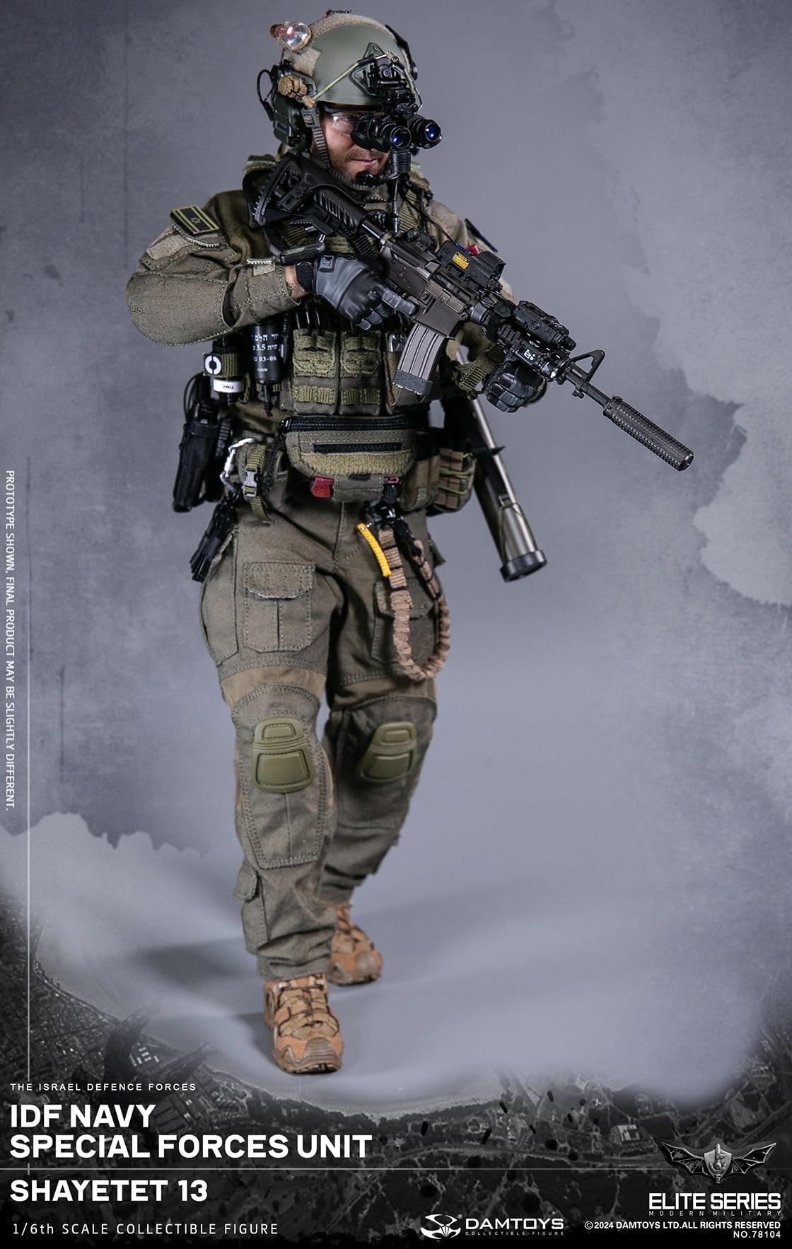 Amazon | [Tbmodel] DAMTOYS 1/6 フィギュア IDF 兵士 素体 フルセット